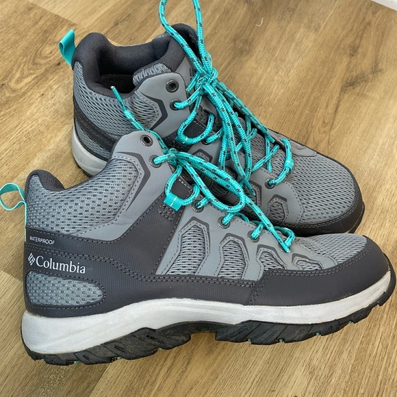 COLUMBIA GRANITE TRAIL MID LEATHER WATERPROOF HIGH-TOP SNEAKERS size 10.5 - Picture 1 of 12
